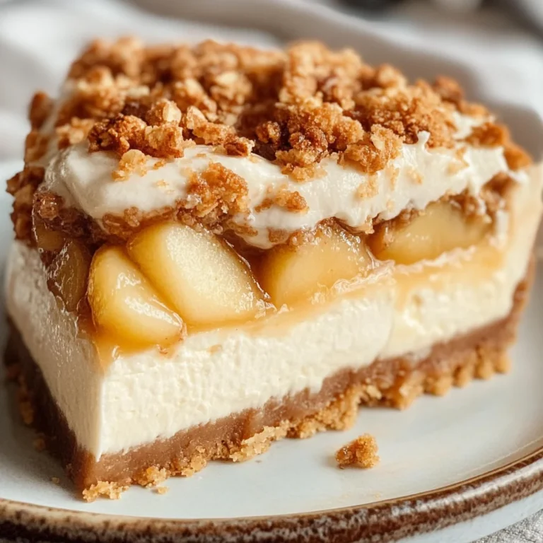 Apple Crisp Cheesecake