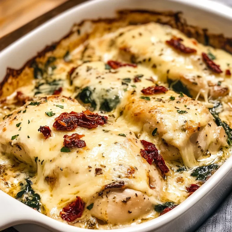 Baked Tuscan Chicken Casserole