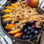 Blueberry Peach Crumble