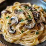 Caramelized Leek and Mushroom Gruyere Pasta
