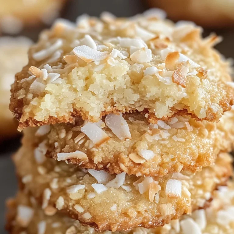 Chewy Coconut Cookies Recipe