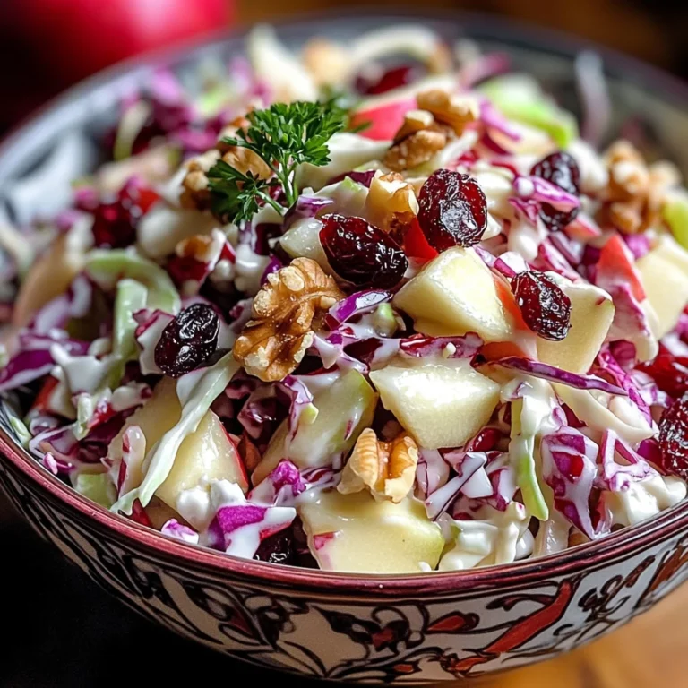Cranberry Apple Coleslaw: A Delicious & Healthy Recipe