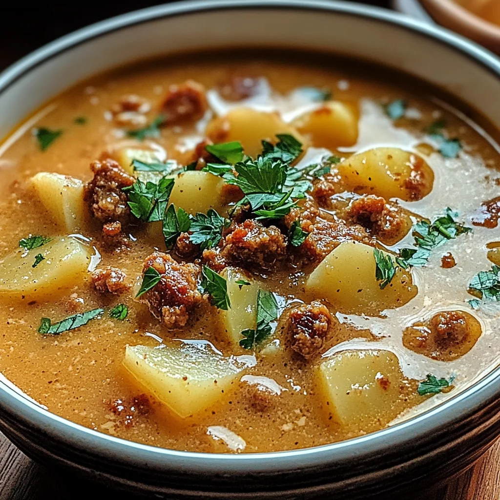 Creamy Chorizo Potato Soup