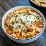 Crockpot Chicken Parmesan Soup Recipe