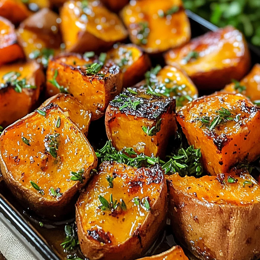Garlic Butter Roasted Sweet Potatoes: A Delicious and Easy Recipe