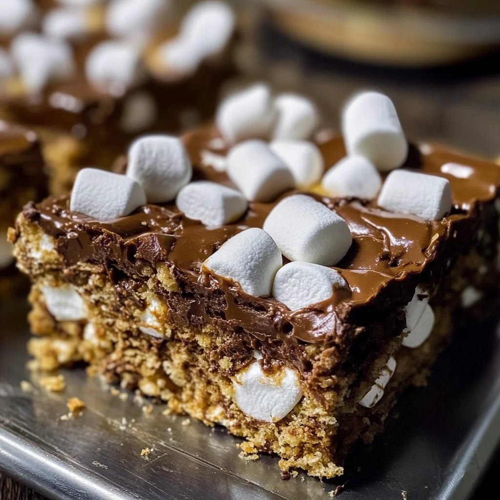 Golden Grachicken hams S'Mores Bars