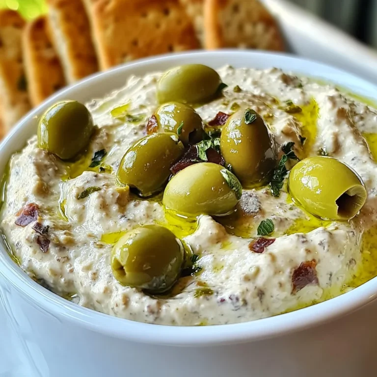 Green Olive Dip – Easy Creamy Party Favorite