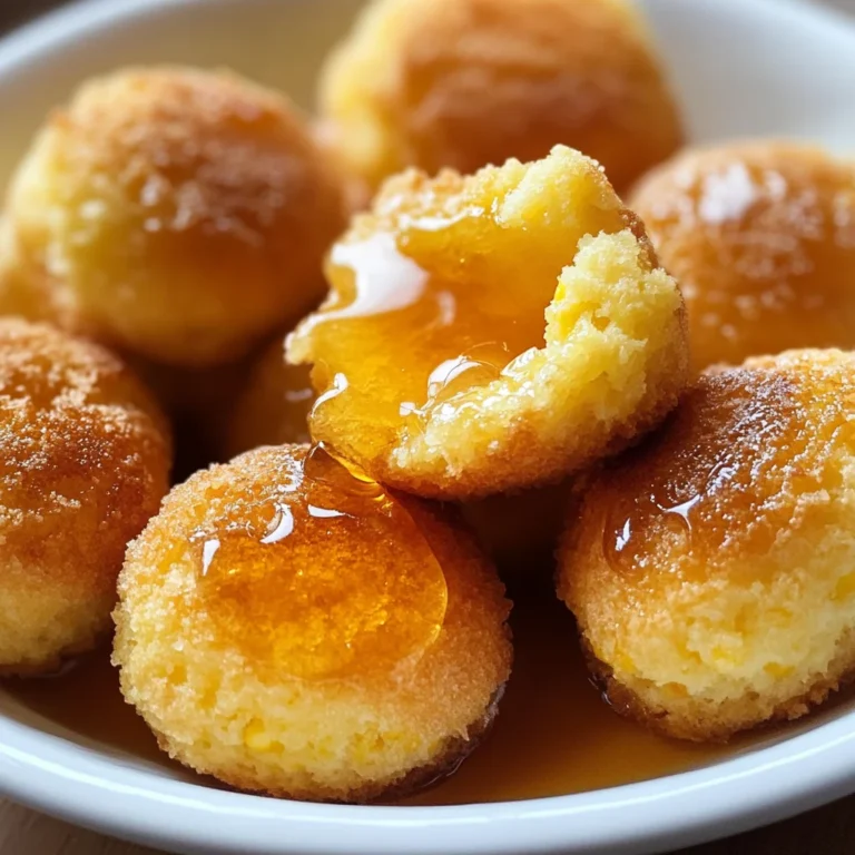 Honey Butter Cornbread Poppers