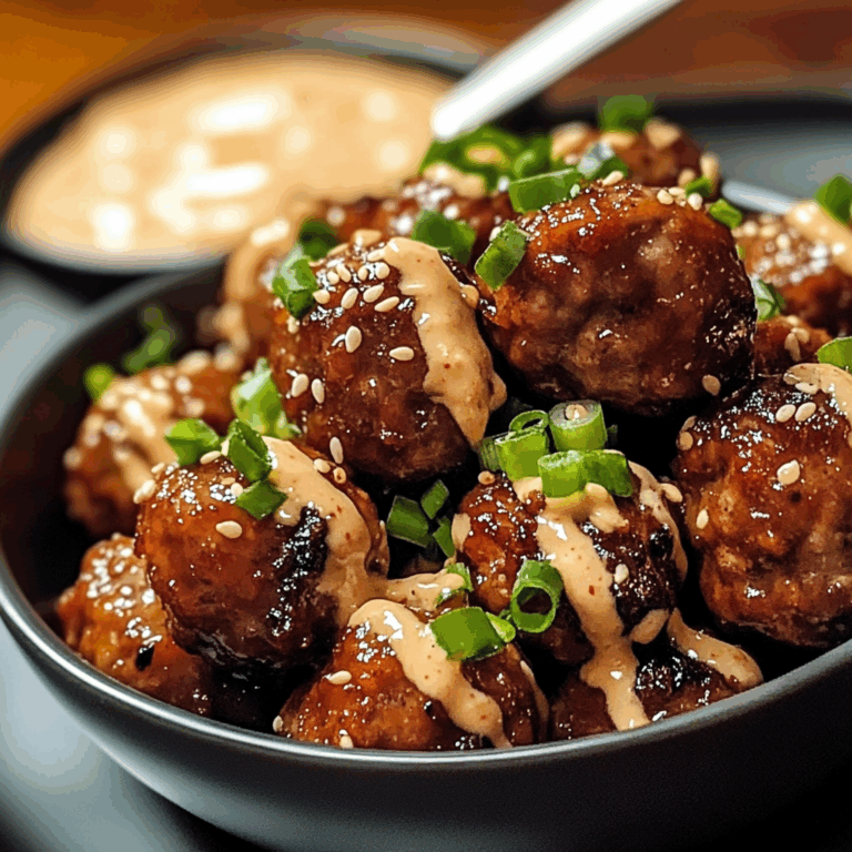 Korean BBQ Meatballs with Spicy Mayo Dip: A Flavor-Packed Beginner-Friendly Recipe
