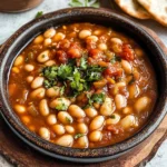 Loubia- Morrocan White Bean Stew (Stovetop + Instant Pot)