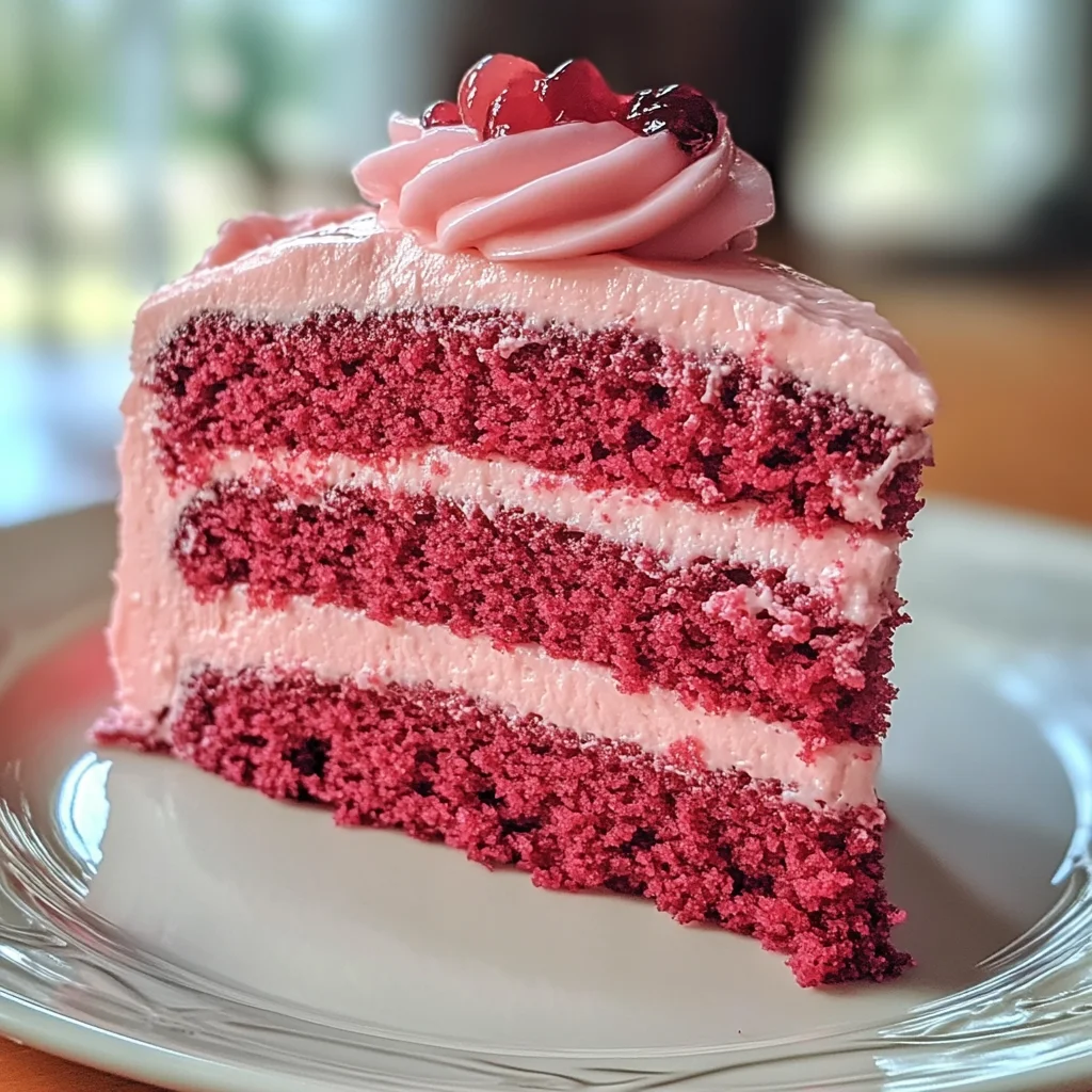 Mother's Day Pink Velvet Cake
