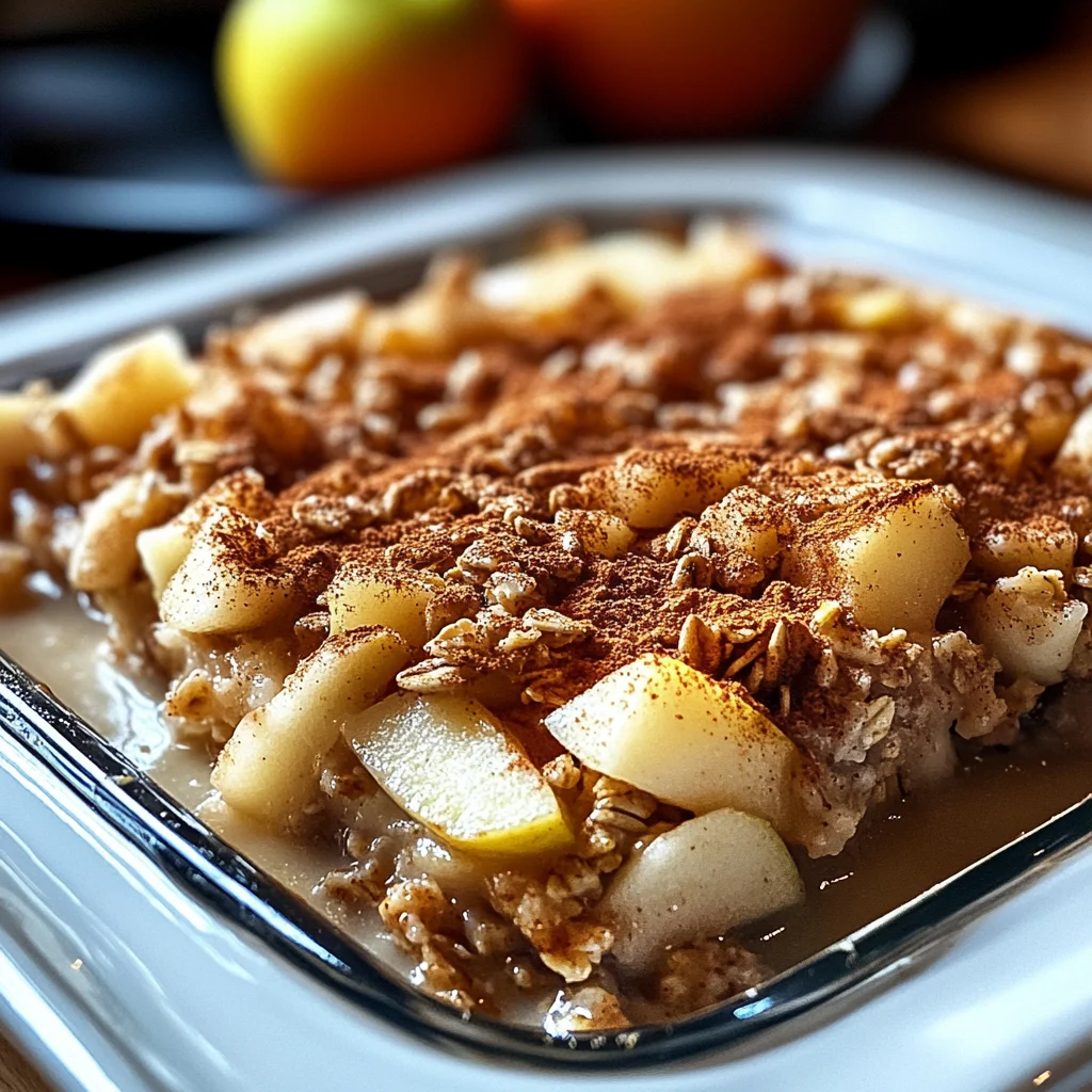Oatmeal Apple Breakfast Bake