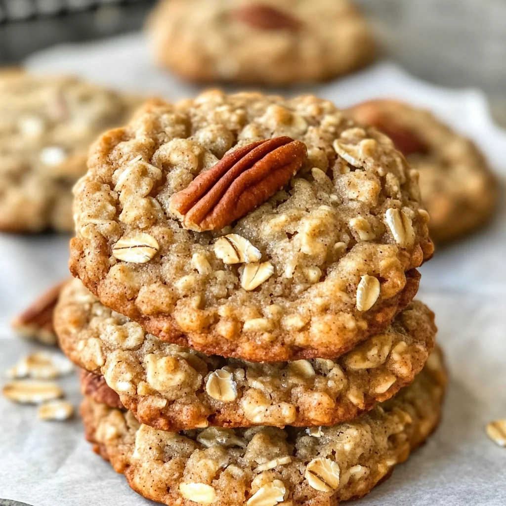 Oatmeal Chai Cookies with Pecans