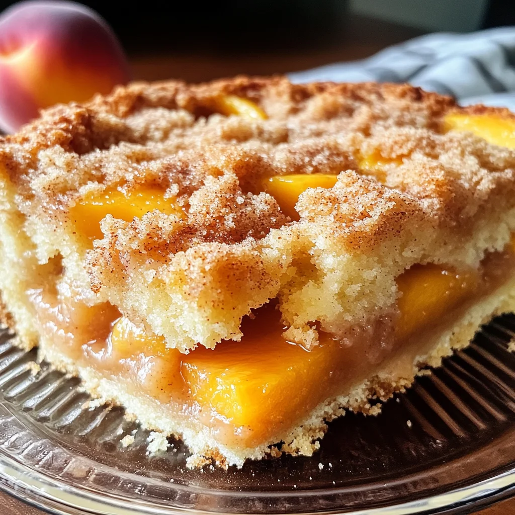 Peach Coffee Cake