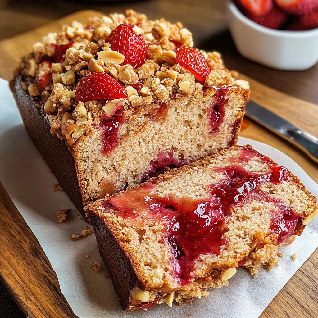 Peanut Butter Jelly Snack Bread