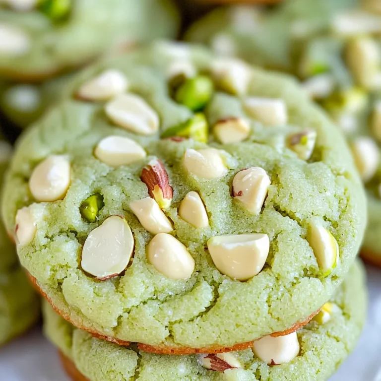 Pistachio Pudding Cookies