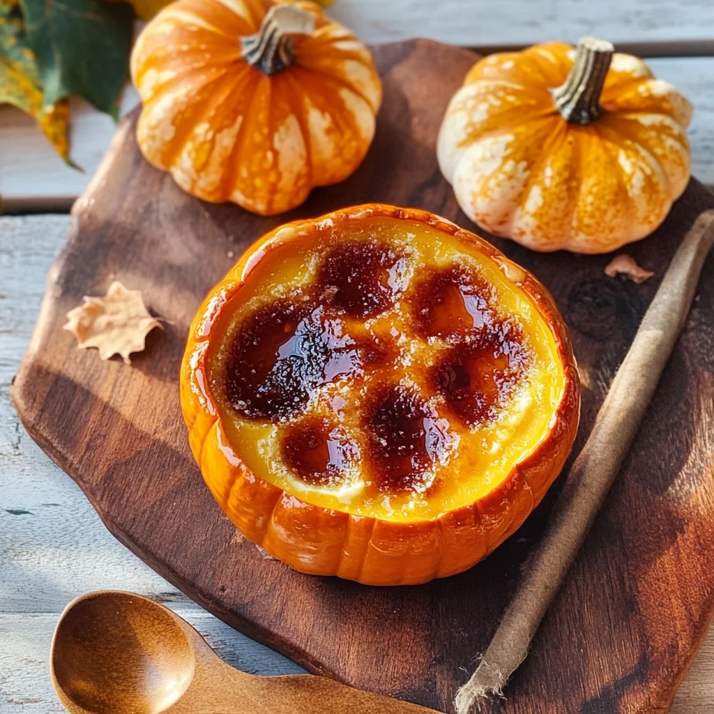 Pumpkin Crème Brûlée