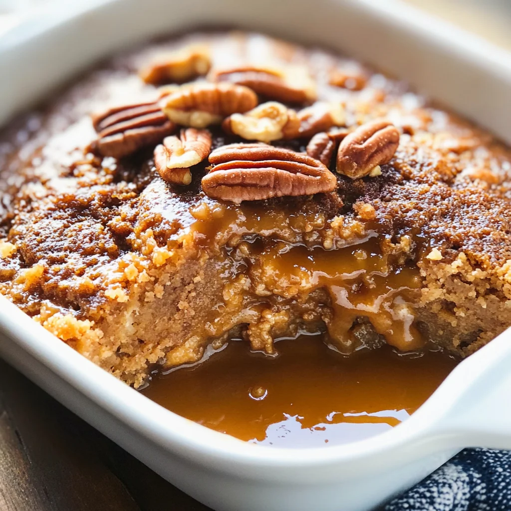Pumpkin Pecan Cobbler