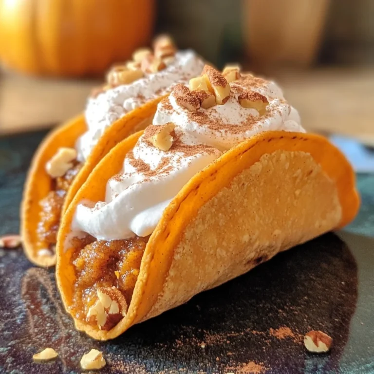 Pumpkin Pie Tacos