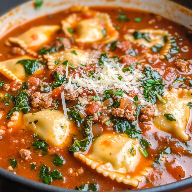 Ravioli Soup