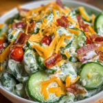 Refreshing Cucumber Ranch Crack Salad Recipe