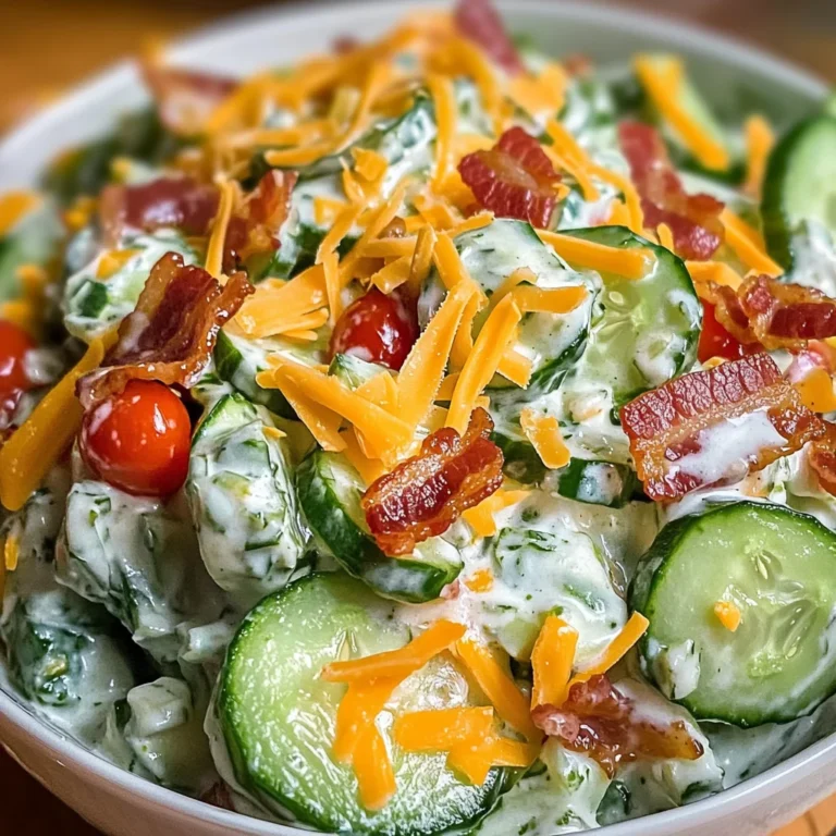 Refreshing Cucumber Ranch Crack Salad Recipe