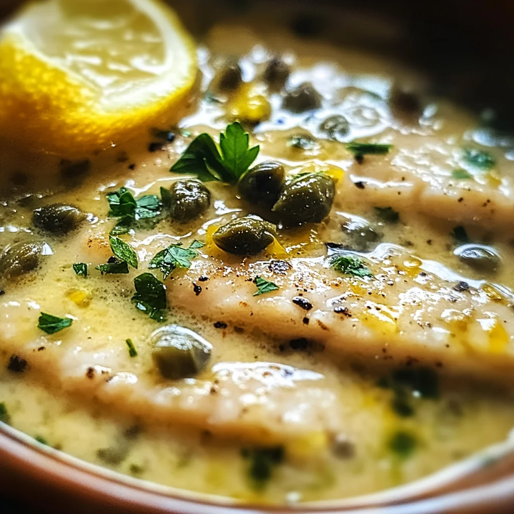 Simple Lemon Caper Sauce