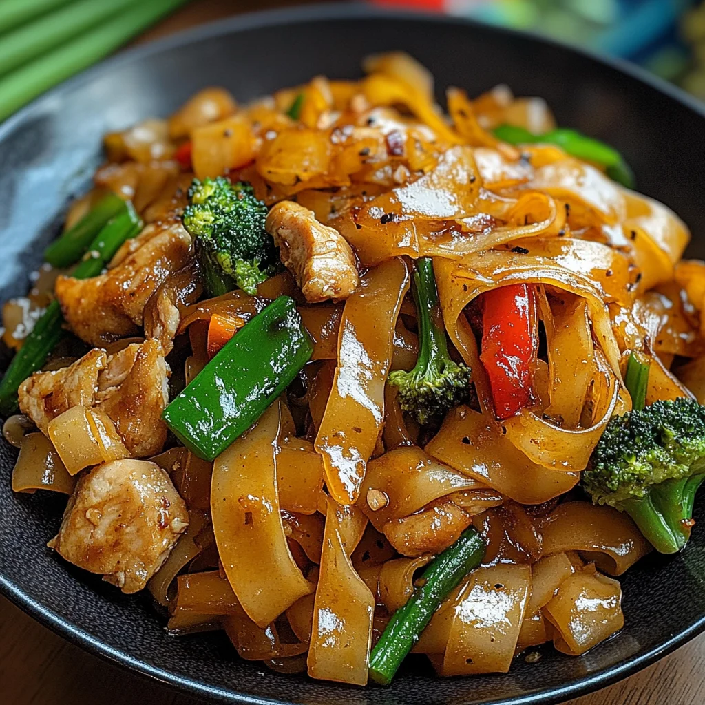 Street Style Thai Drunken Noodles