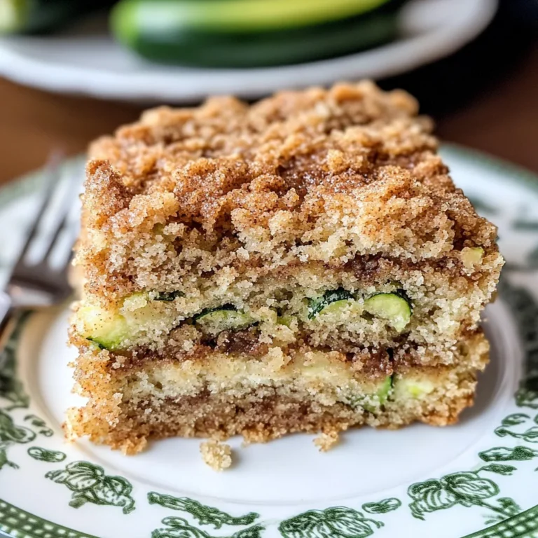 Zucchini Coffee Cake Recipe