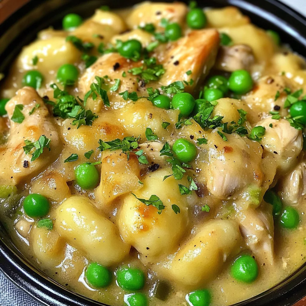 one pot gnocchi chicken pot pie
