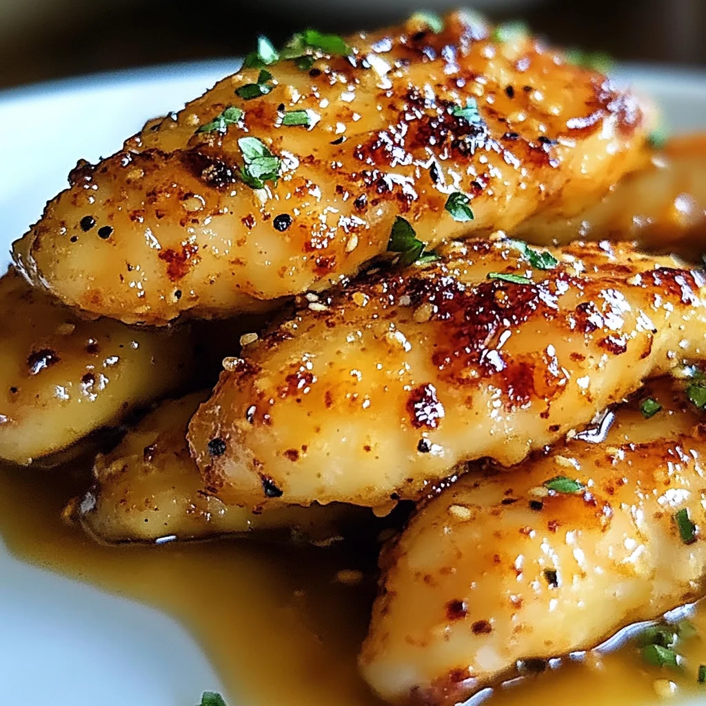 Air Fryer Honey Butter Garlic Chicken Tenders