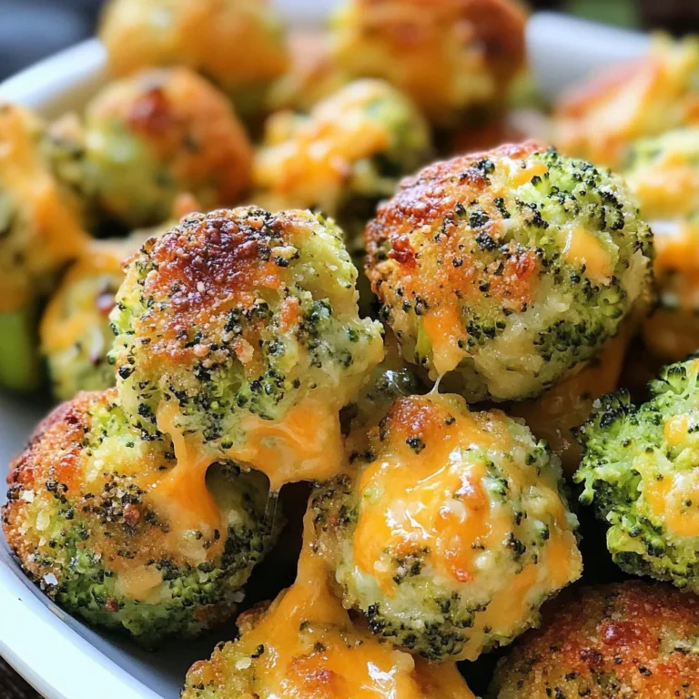 Baked Broccoli Cheese Balls