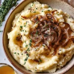 Best Ever Caramelized Onion Mashed Potatoes