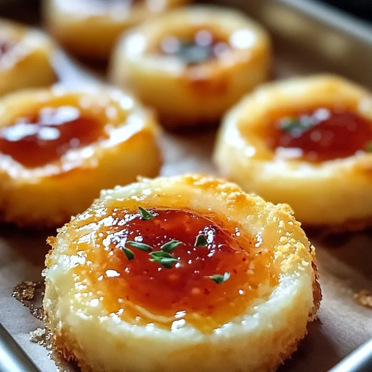 Cheesy Thumbprint Appetizers with Hot Pepper Jelly
