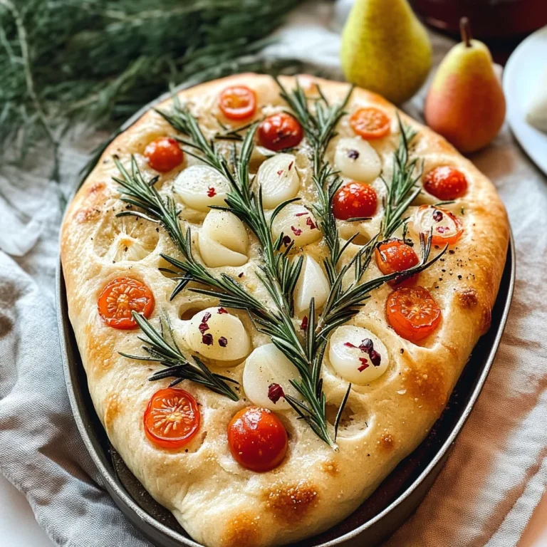 Christmas Tree Focaccia