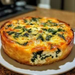 Cottage Cheese and Spinach Crustless Quiche