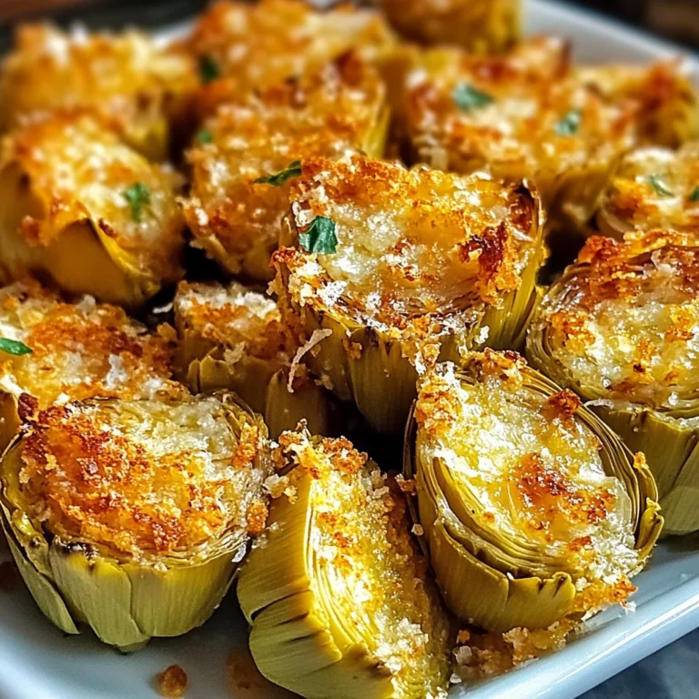 Crispy Parmesan Artichoke Hearts