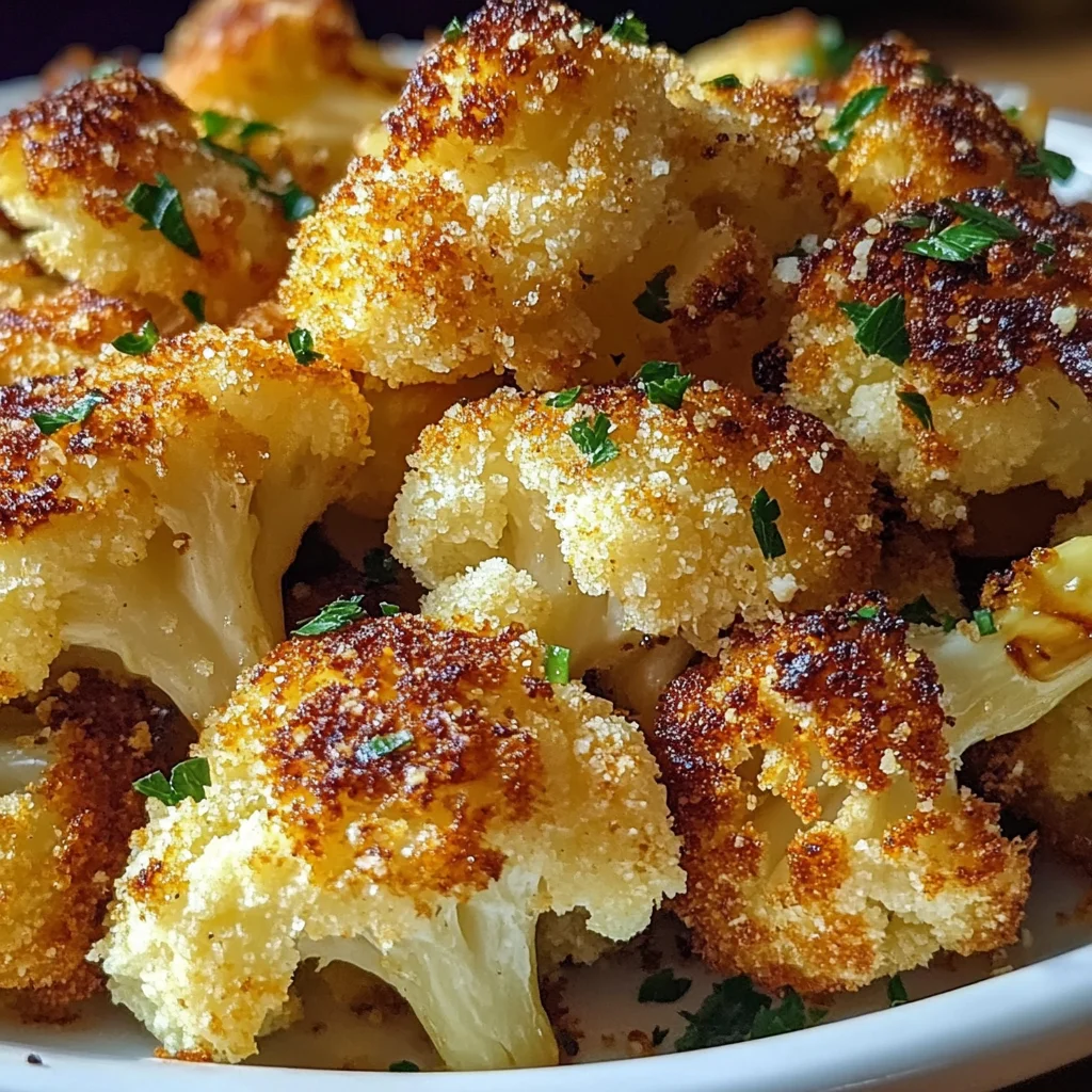 Crispy Roasted Cauliflower