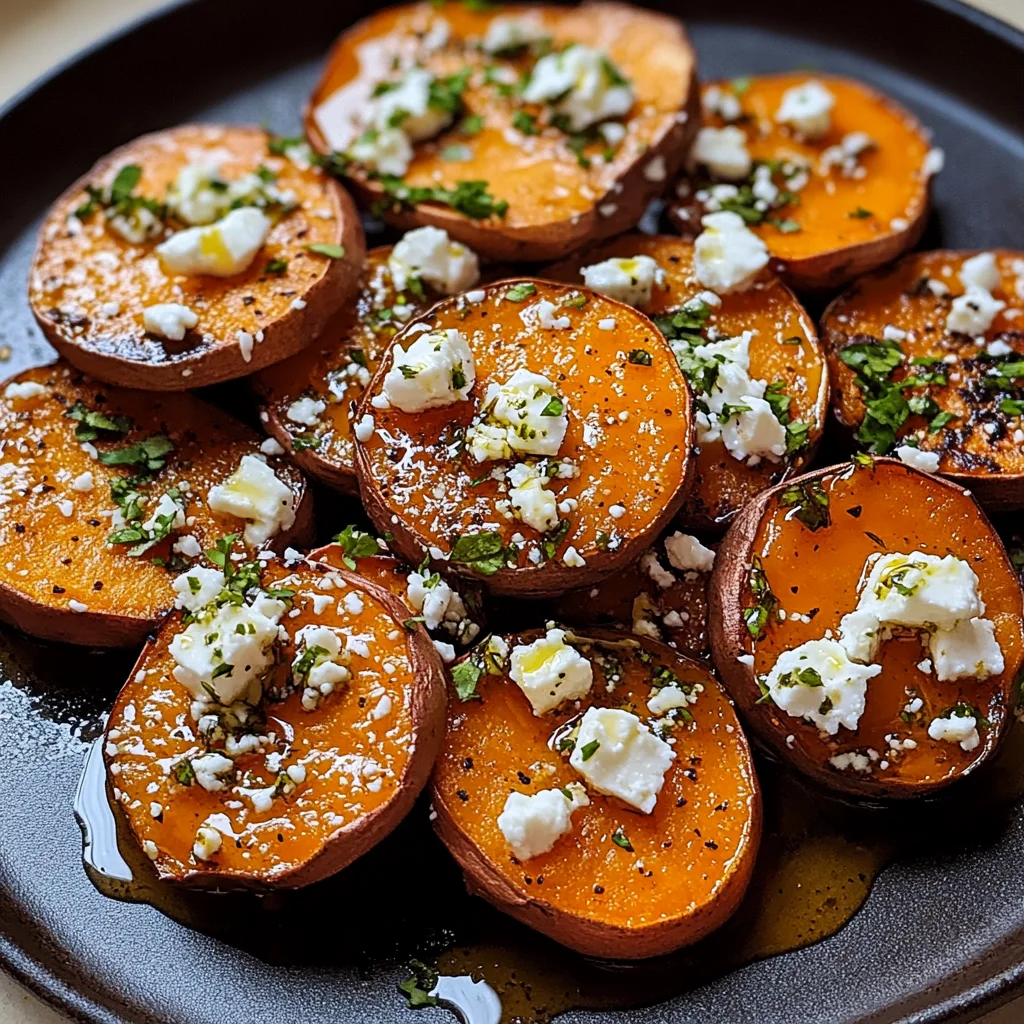 Delicious Honey Feta Sweet Potato Rounds Recipe for Any Meal