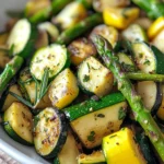 Flavorful Asparagus with Zucchini and Squash