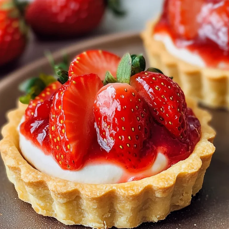 Fresh and Delicious Strawberry Tartlets Recipe
