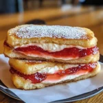 Fried Strawberry Cheesecake Sandwiches