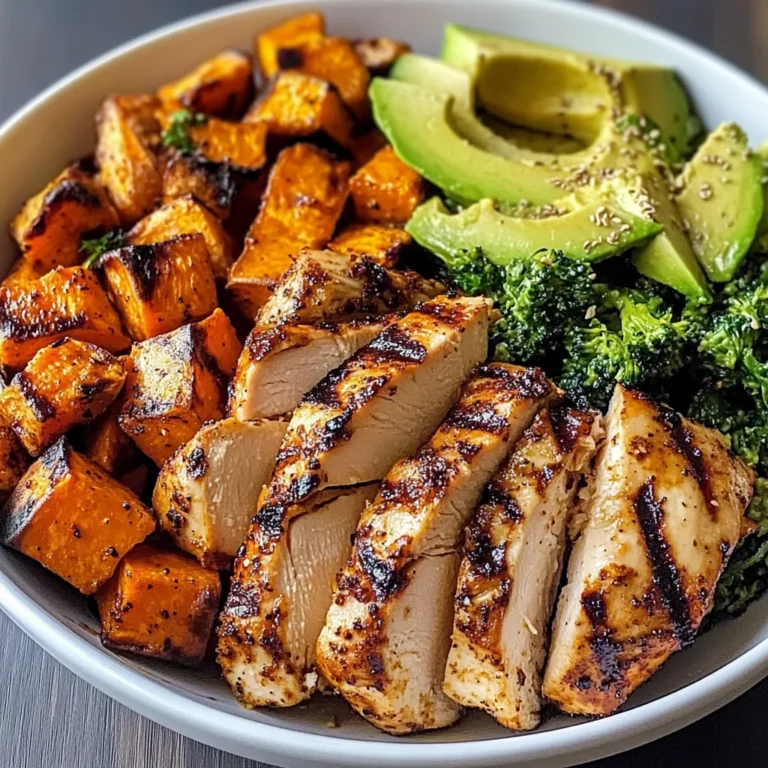 Grilled Chicken & Sweet Potato Bowl