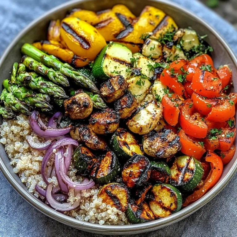 Grilled Veggie Bowl with Quinoa