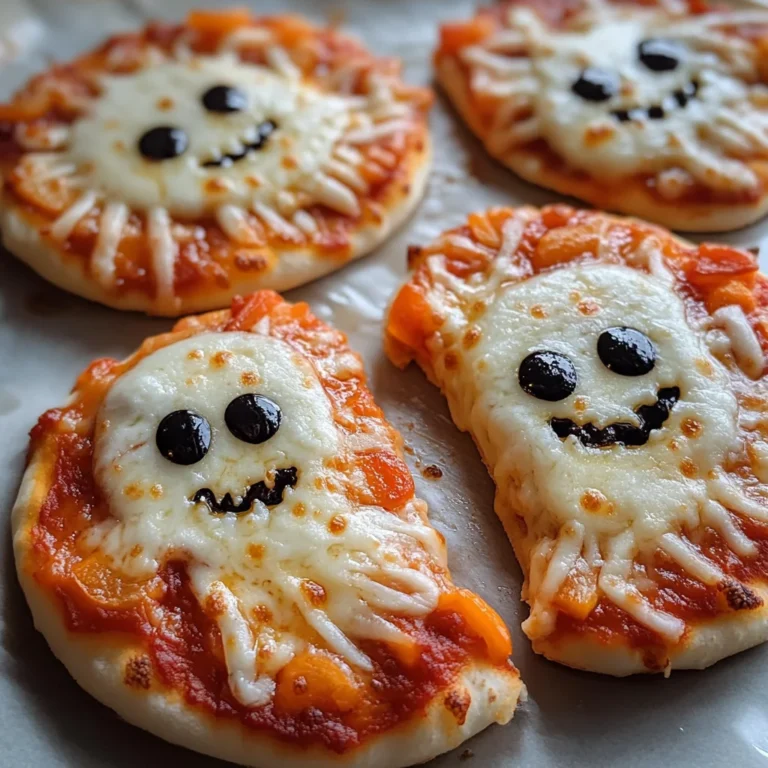 Halloween Mini Pizzas