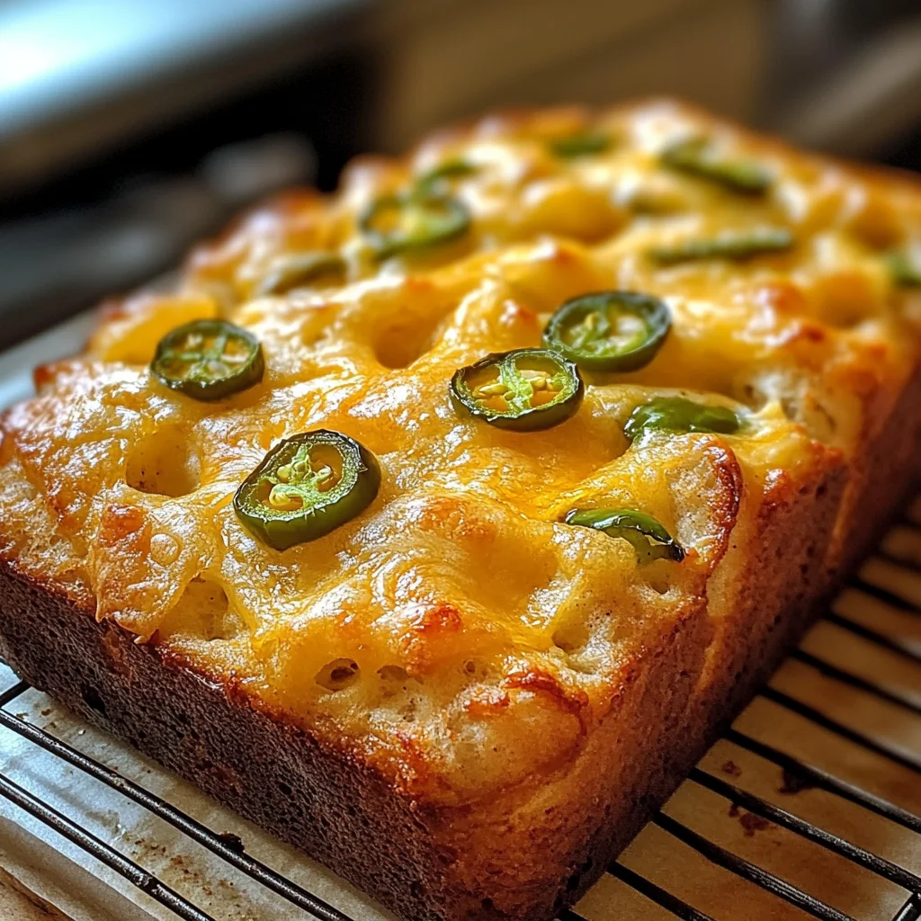 Jalapeno Cheddar Beer Bread