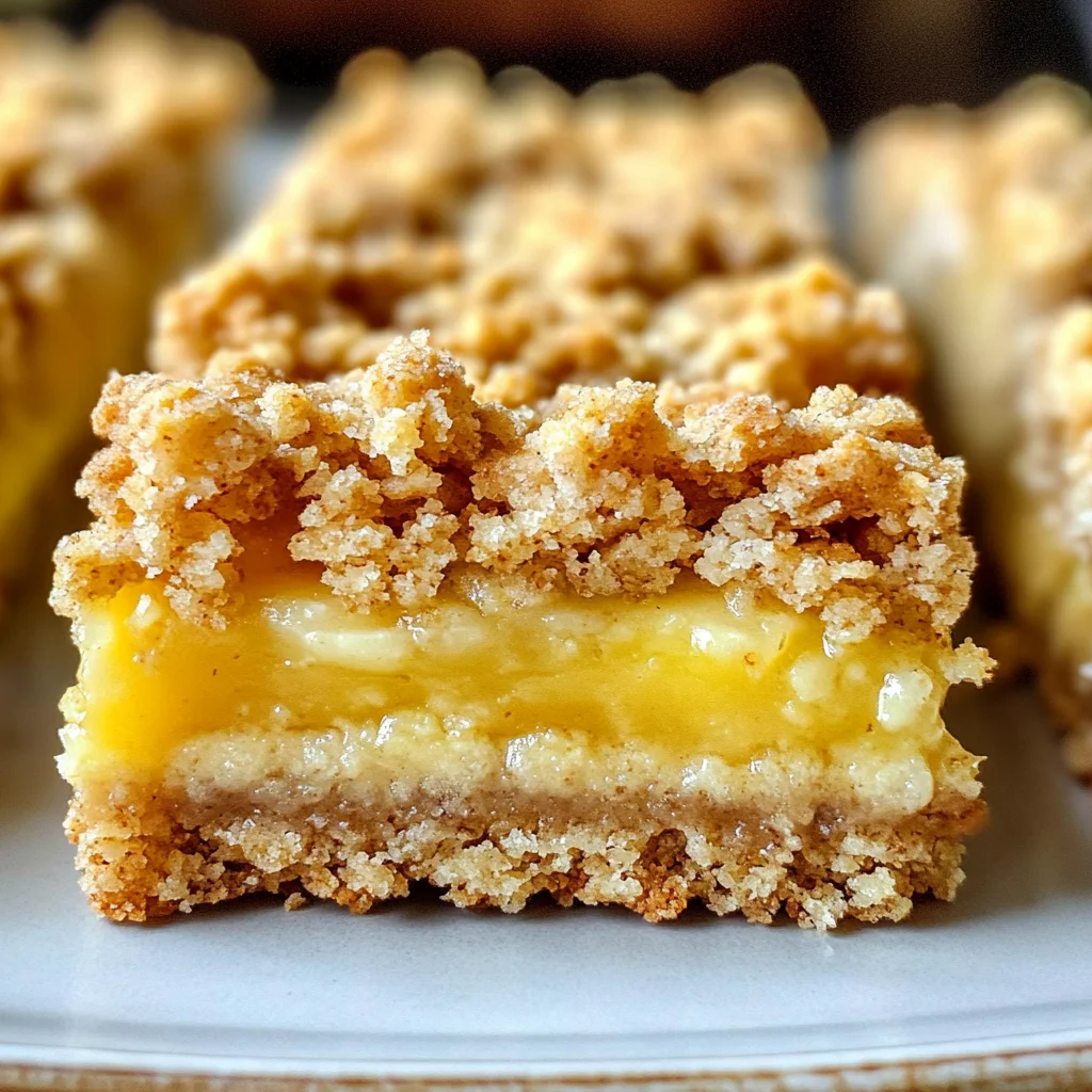 Lemon Oatmeal Crumble Bars