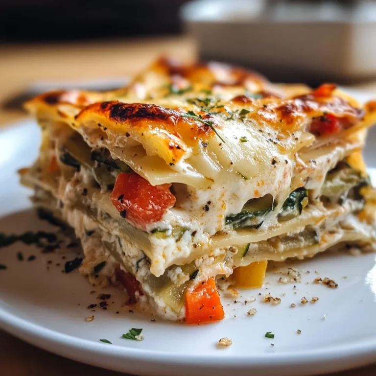 Loaded Veggie White Lasagna