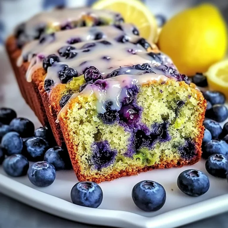 Moist Blueberry Zucchini Bread with a Lemon Glaze - Alrightwithme
