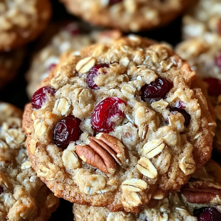 Oatmeal Cranberry Pecan Cookies